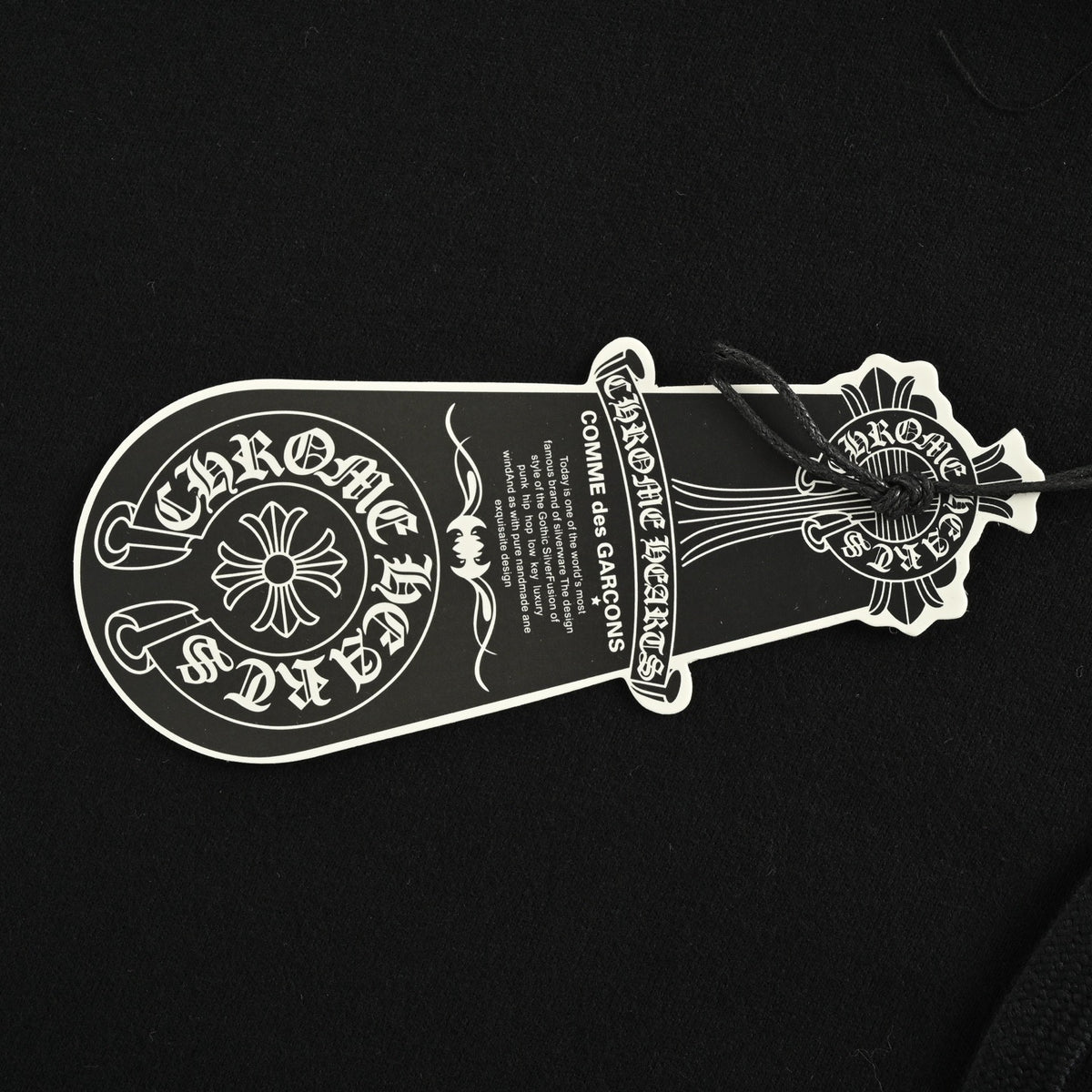 Horseshoe Zip-Up Hoodie Black