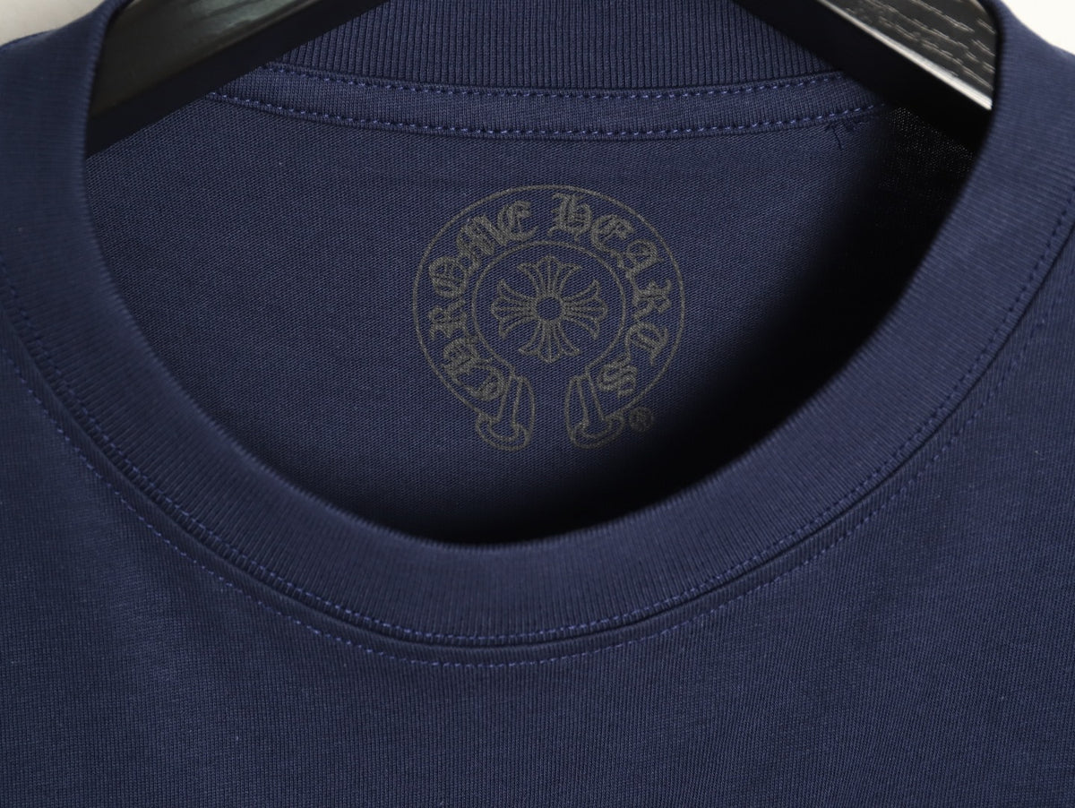 V89 Dagger Long Sleeve T-Shirt Navy & Yellow