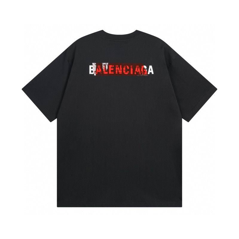 Taped Logo Back T-Shirt Black