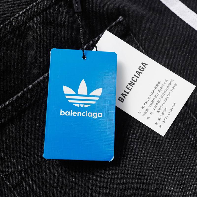 Adidas Originals High-Waist Loose Fit Jeans Stained Black
