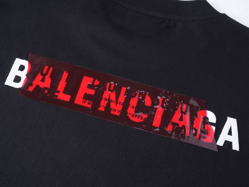 Taped Logo Back T-Shirt Black