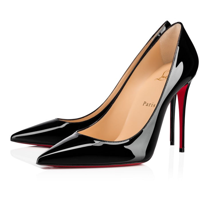 100 mm Pumps - Patent calf leather - Black - Women Kate