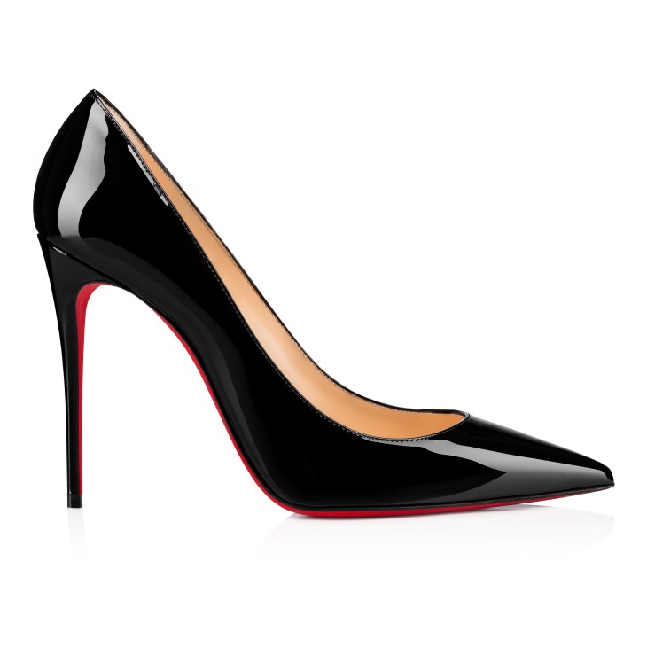 100 mm Pumps - Patent calf leather - Black - Women Kate