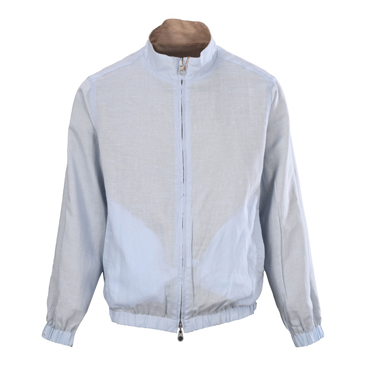 Reversible Linen Bomber Grain Beige