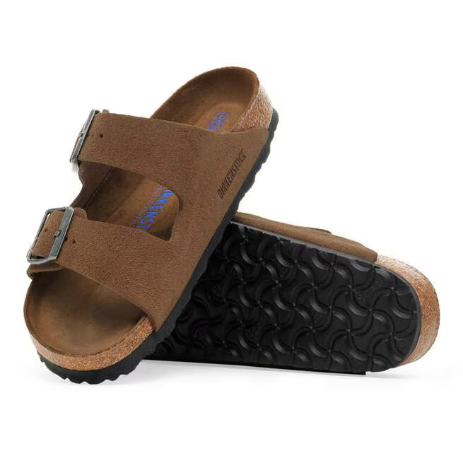 Birkenstock Arizona Soft Footbed Suede Dark Tea
