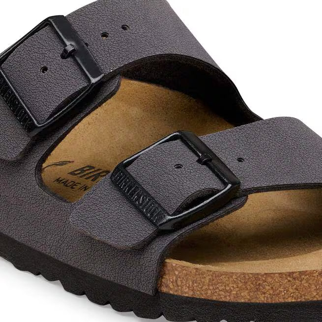 Birkenstock Arizona Birko-Flor Nubuck Velvet Gray
