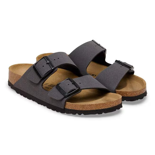 Birkenstock Arizona Birko-Flor Nubuck Velvet Gray
