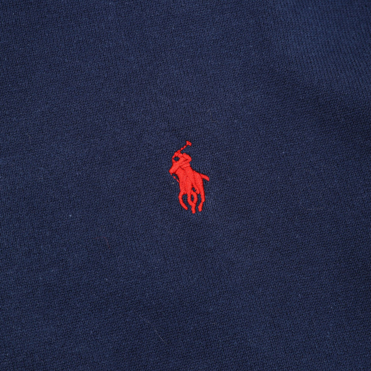 Cotton Polo-Collar Jumper Hunter Navy