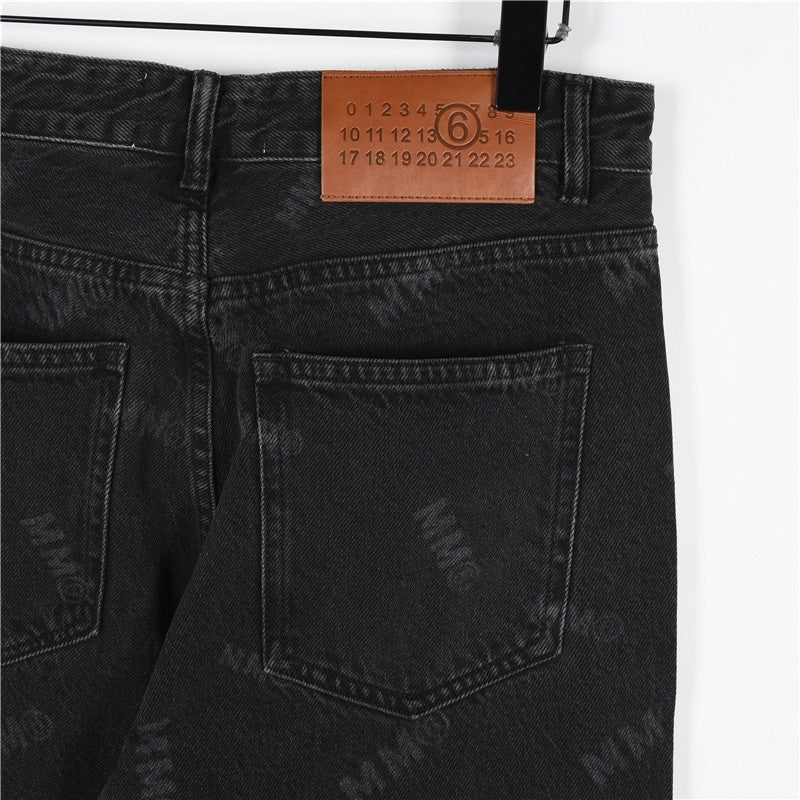 All-Over Monogram Black Wash