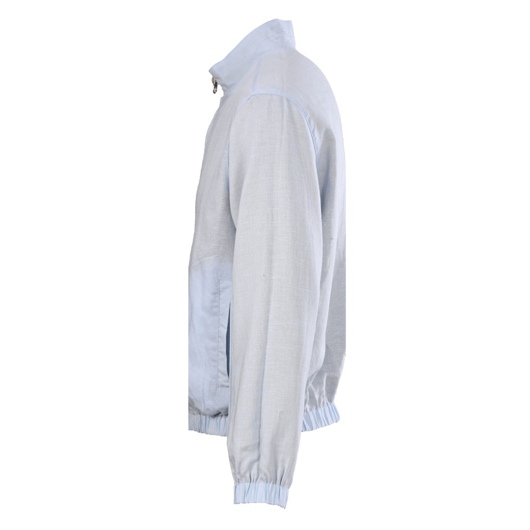 Reversible Linen Bomber Grain Beige