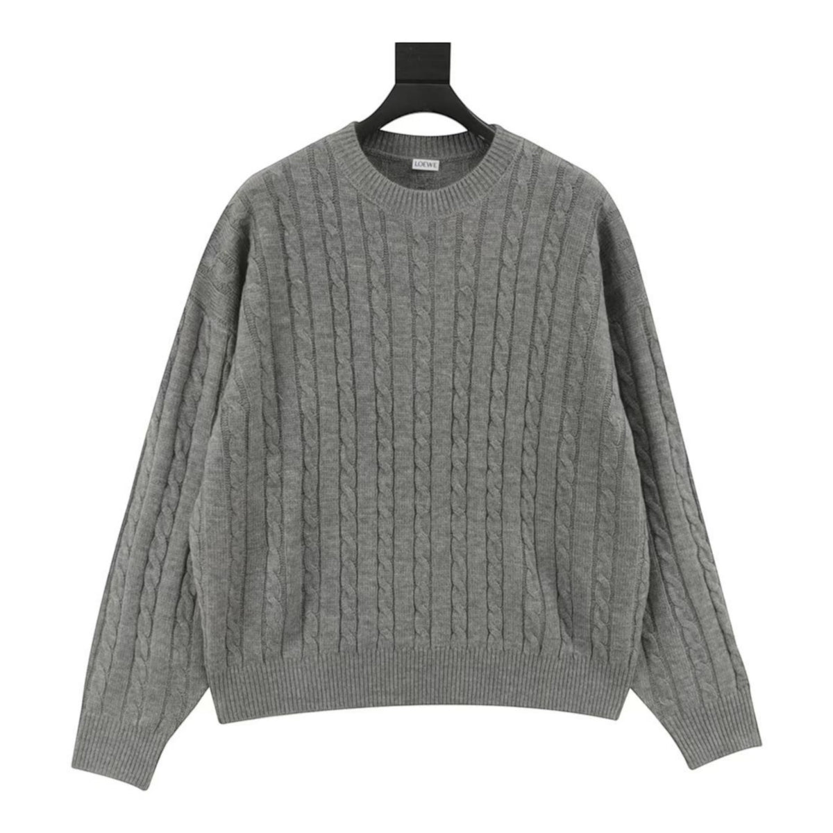 Cable-Knit Grey