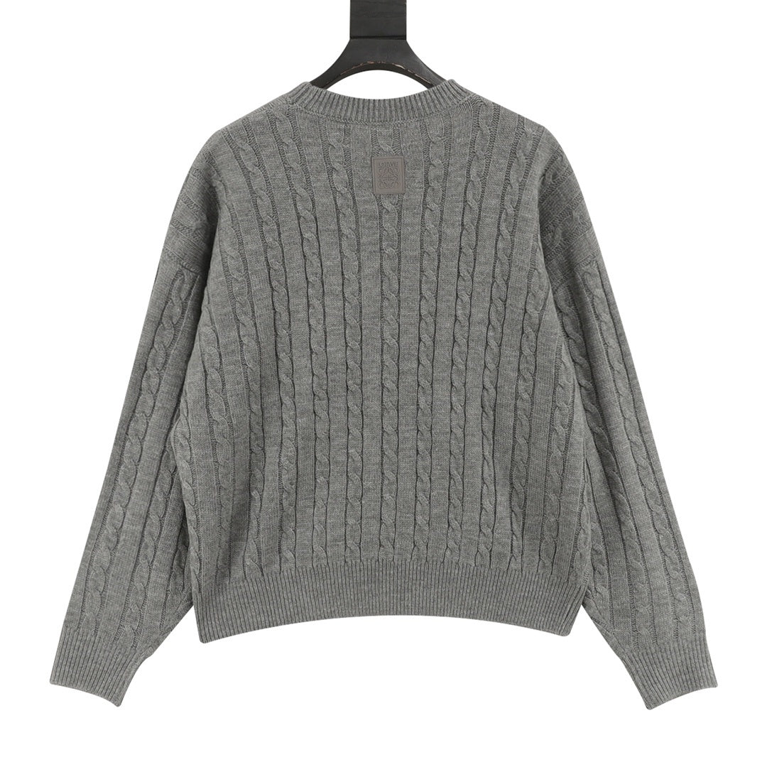 Cable-Knit Grey