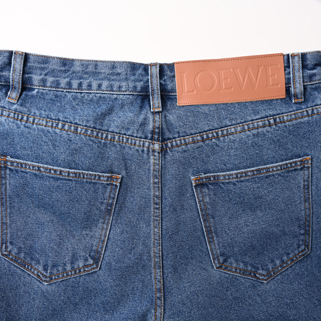 Anagram Baggy Mid-Blue Denim