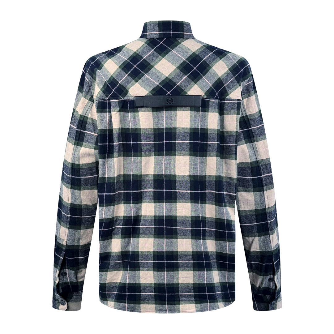Check Overshirt Green Multi