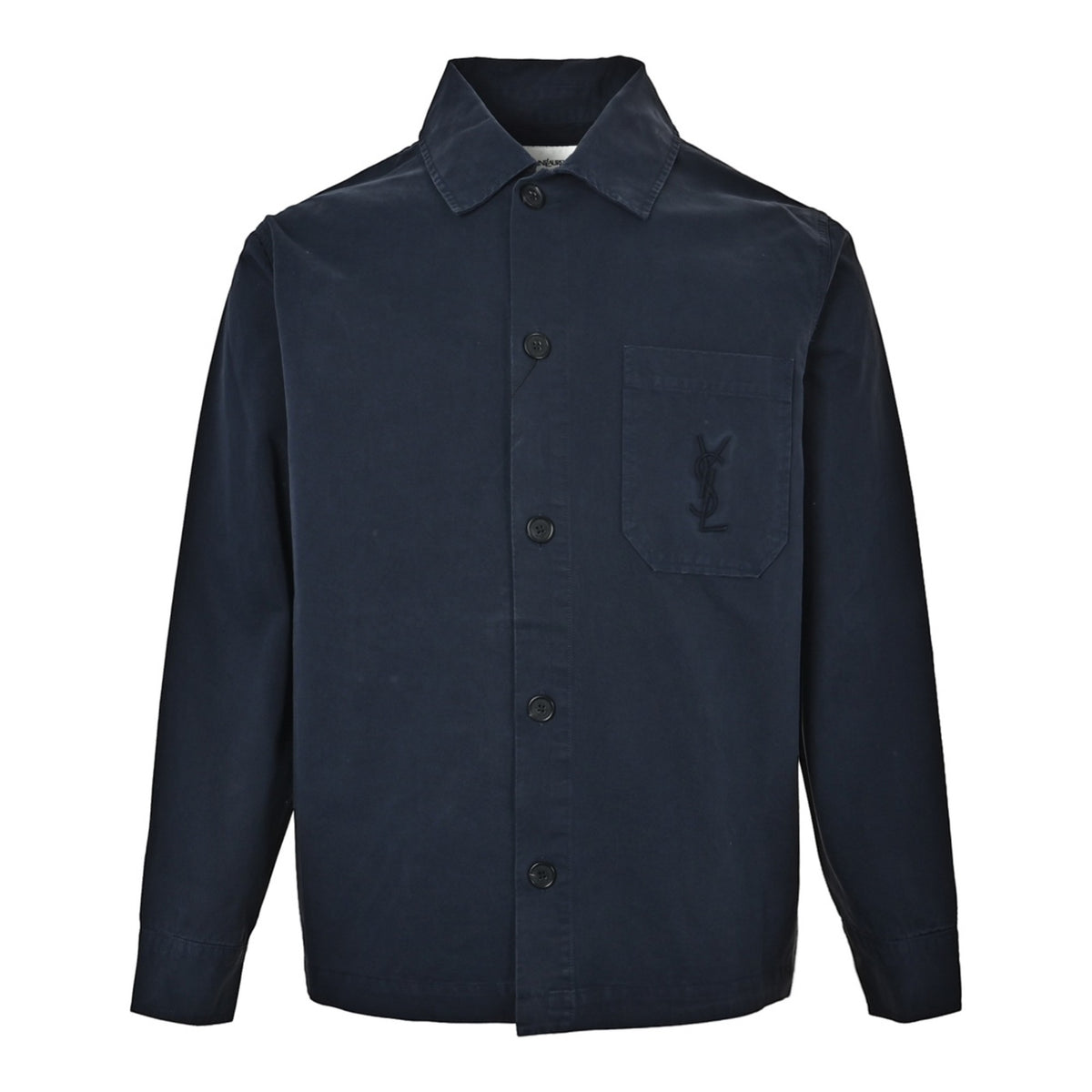 Cassandre Cotton Gabardine Overshirt Navy