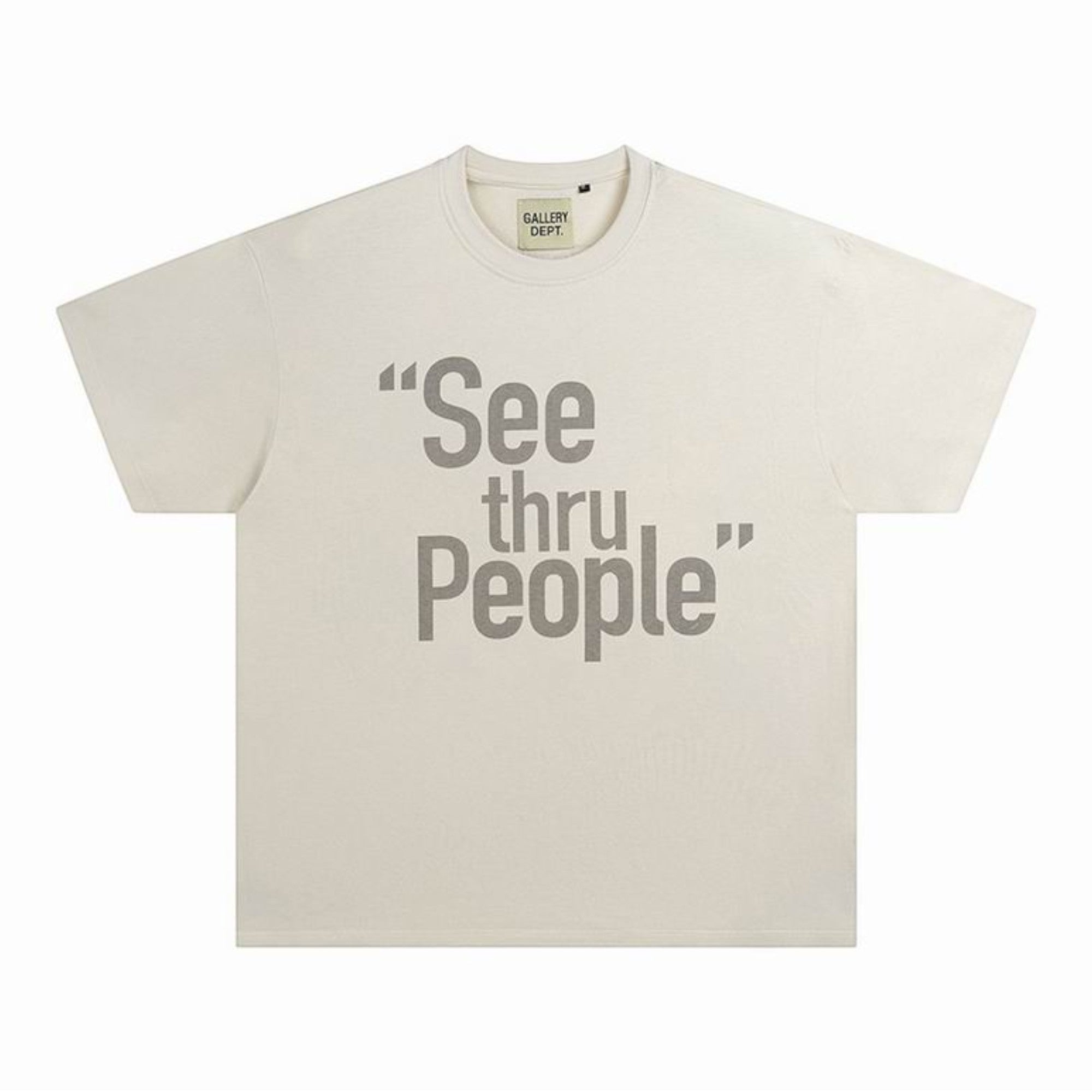 See Thru People Graphic Cream
