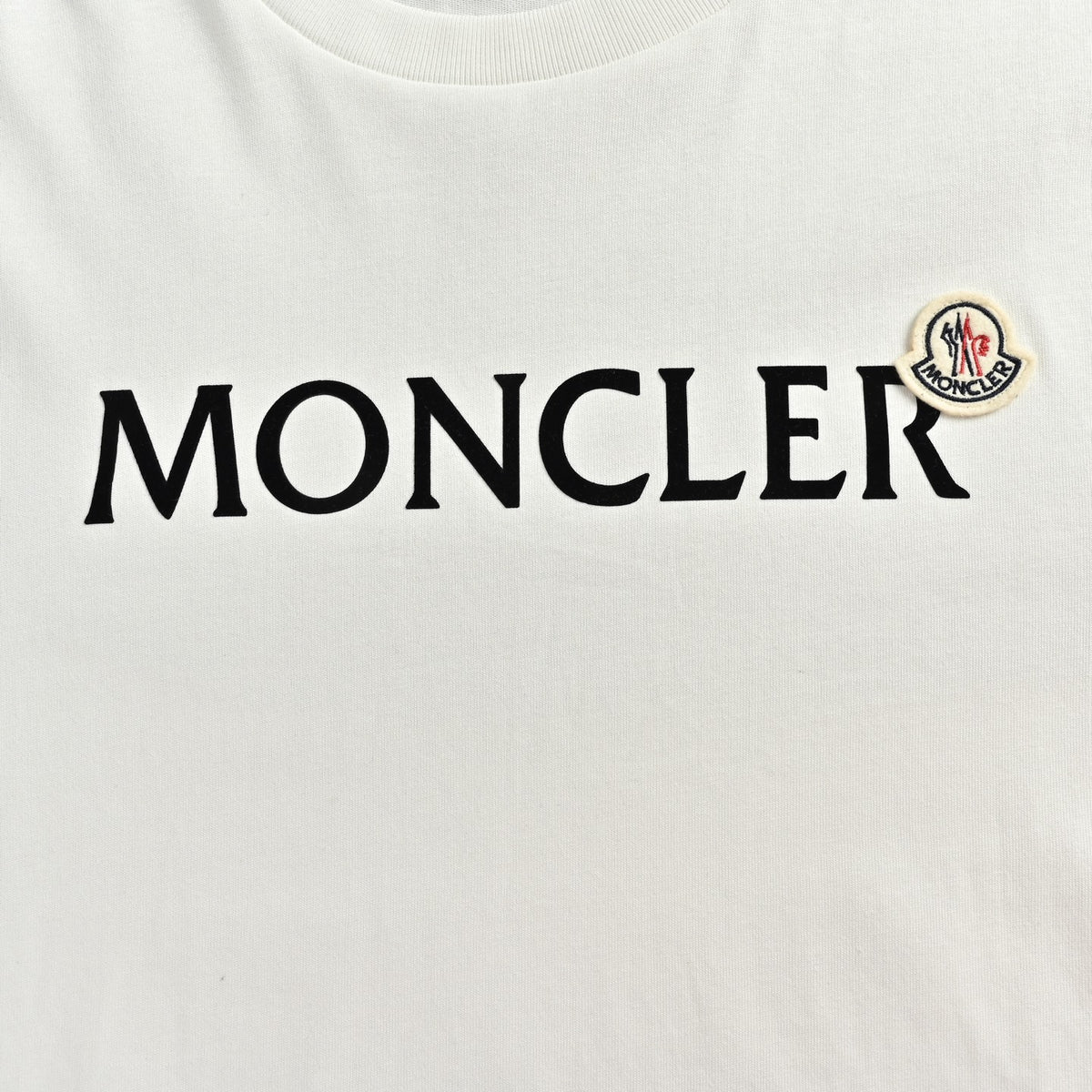 Logo Cotton Long-Sleeve White