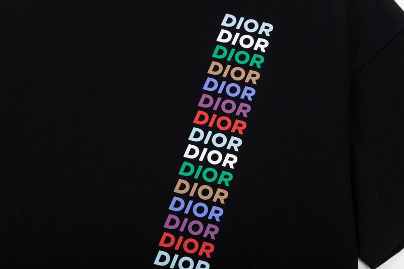 Multicolor Logo Stack T-Shirt Black