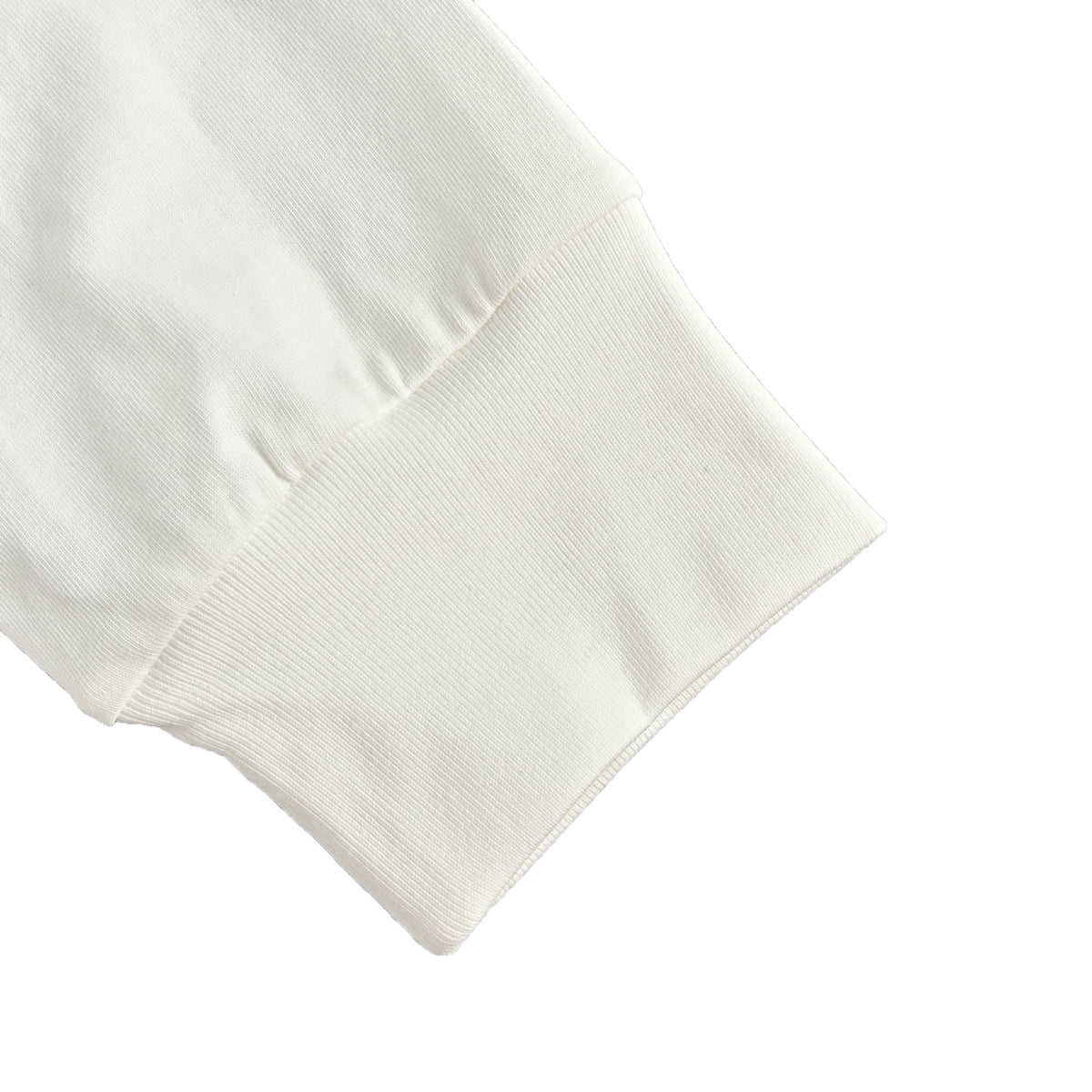 Logo Cotton Long-Sleeve White