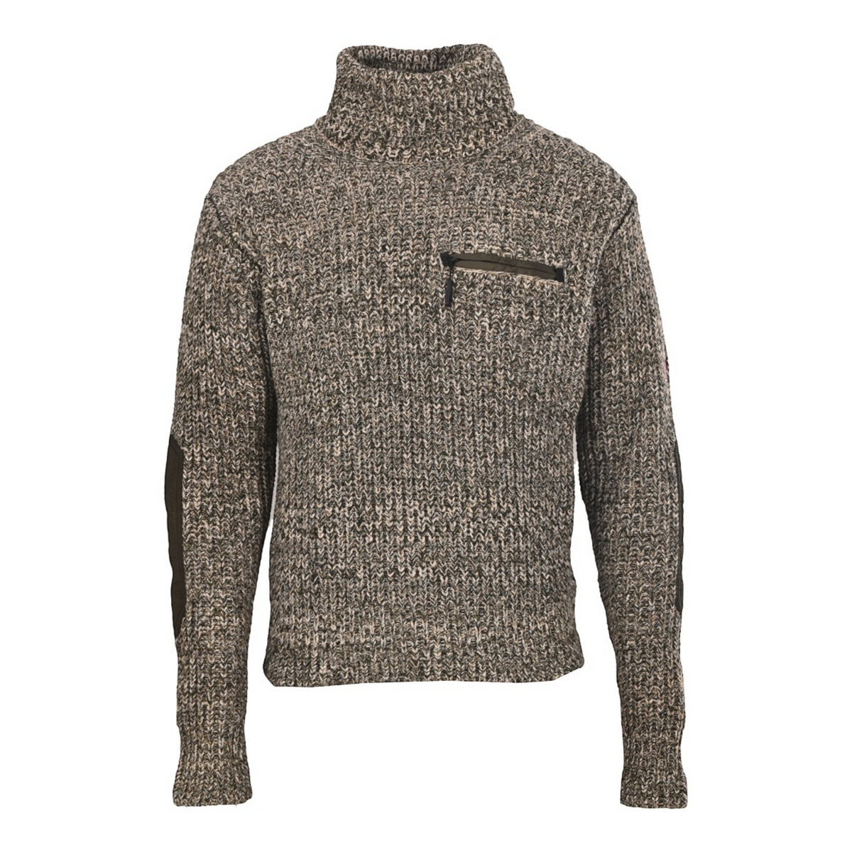 Grenoble Shell-Trimmed Rollneck Olive Green