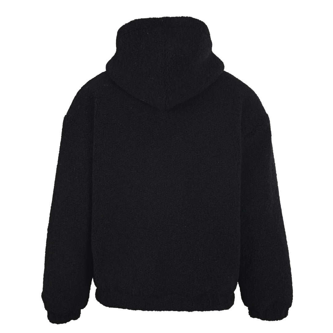 Triomphe Fleece Hooded Black