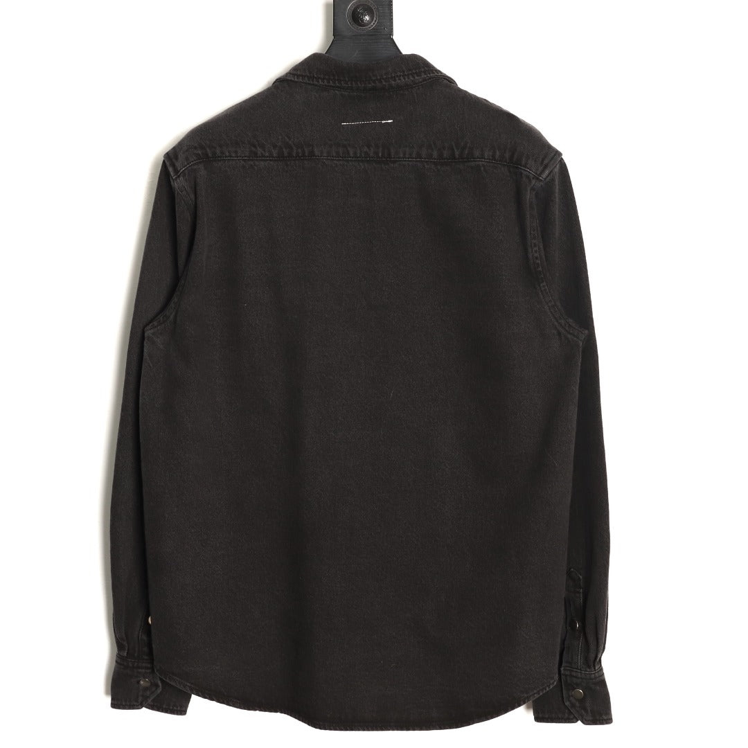 Paint-Splatter Fringe Black