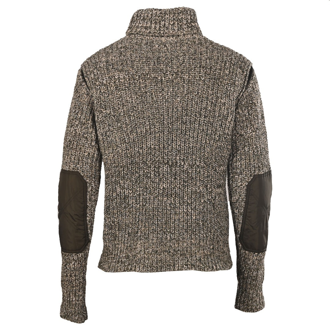 Grenoble Shell-Trimmed Rollneck Olive Green