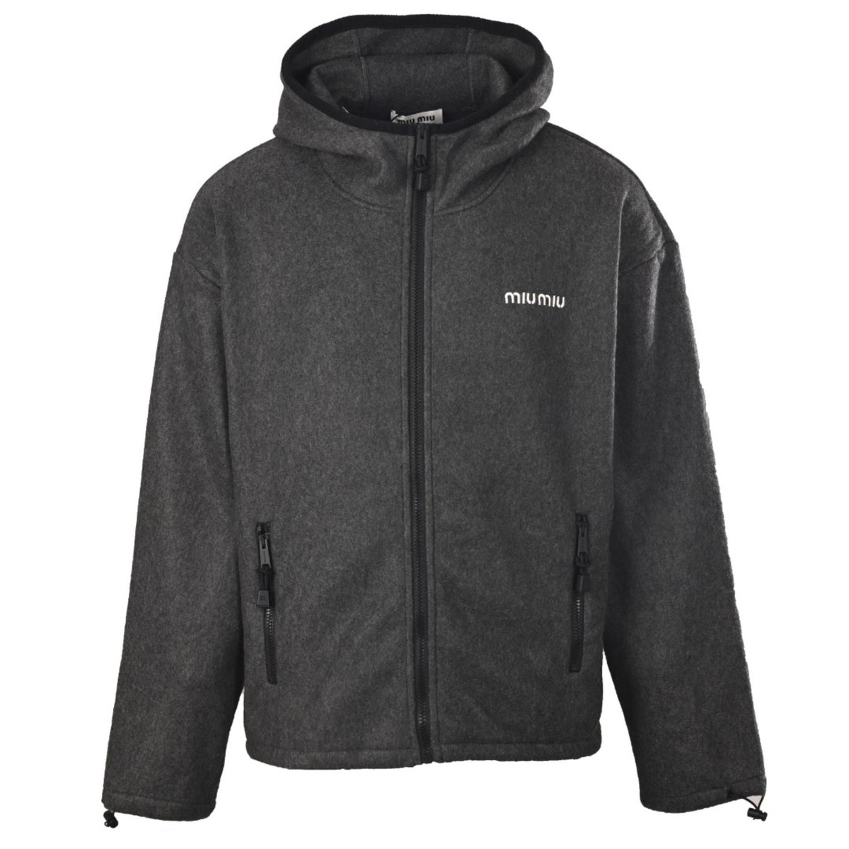 Hooded Fleece Anthracite Grey