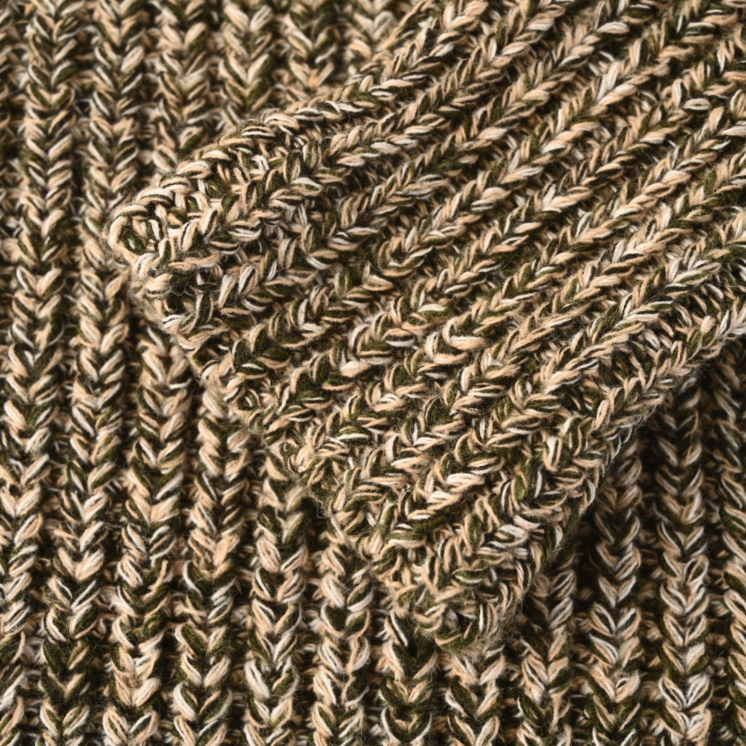 Grenoble Shell-Trimmed Rollneck Olive Green