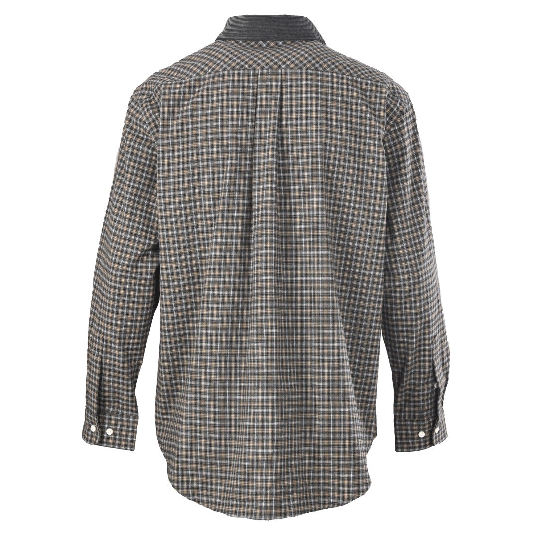 Checked Flannel Grey & Sand