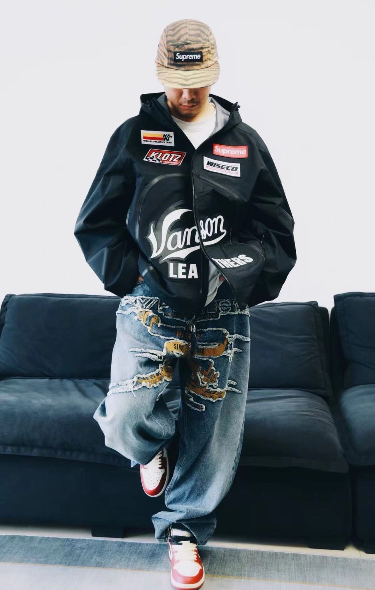GORE-TEX Shell x Vanson Leathers Black