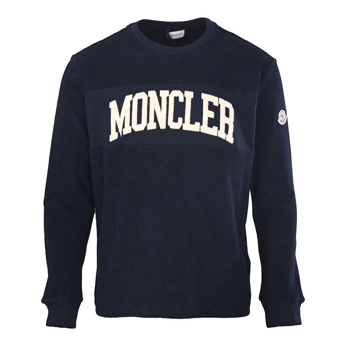 Varsity Logo Terry Crewneck Navy