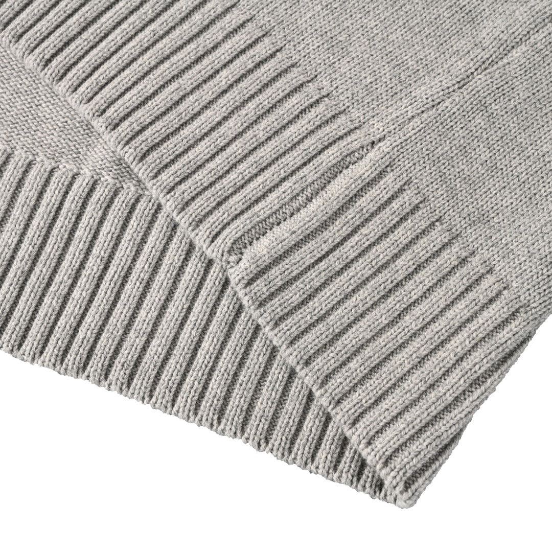 Cotton Quarter-Zip Sweater Andover Heather