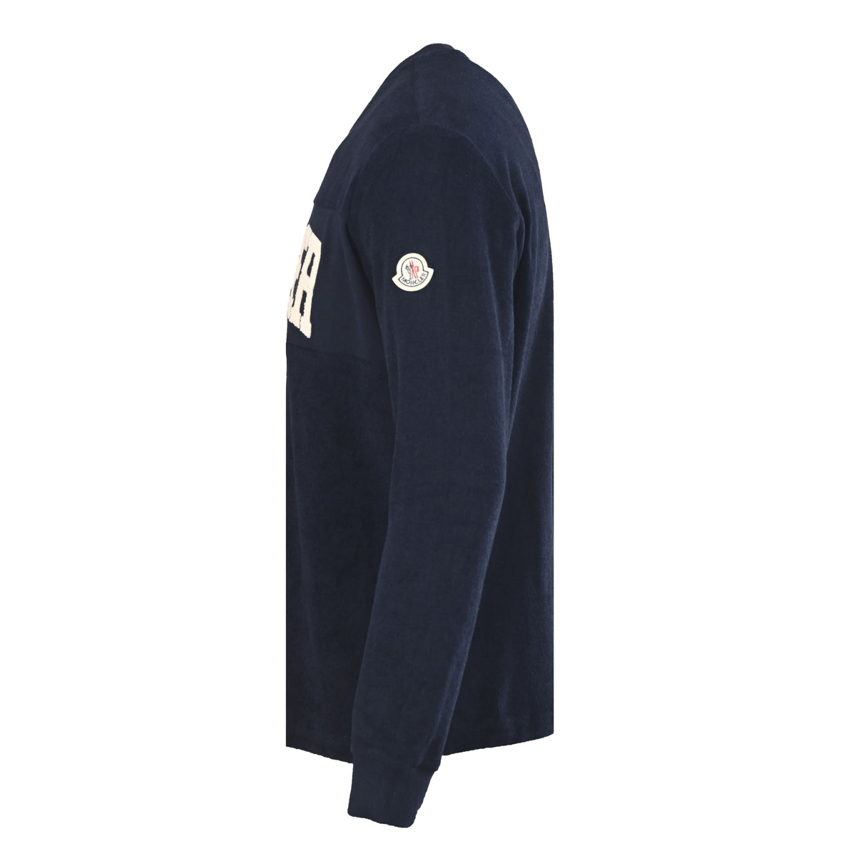 Varsity Logo Terry Crewneck Navy