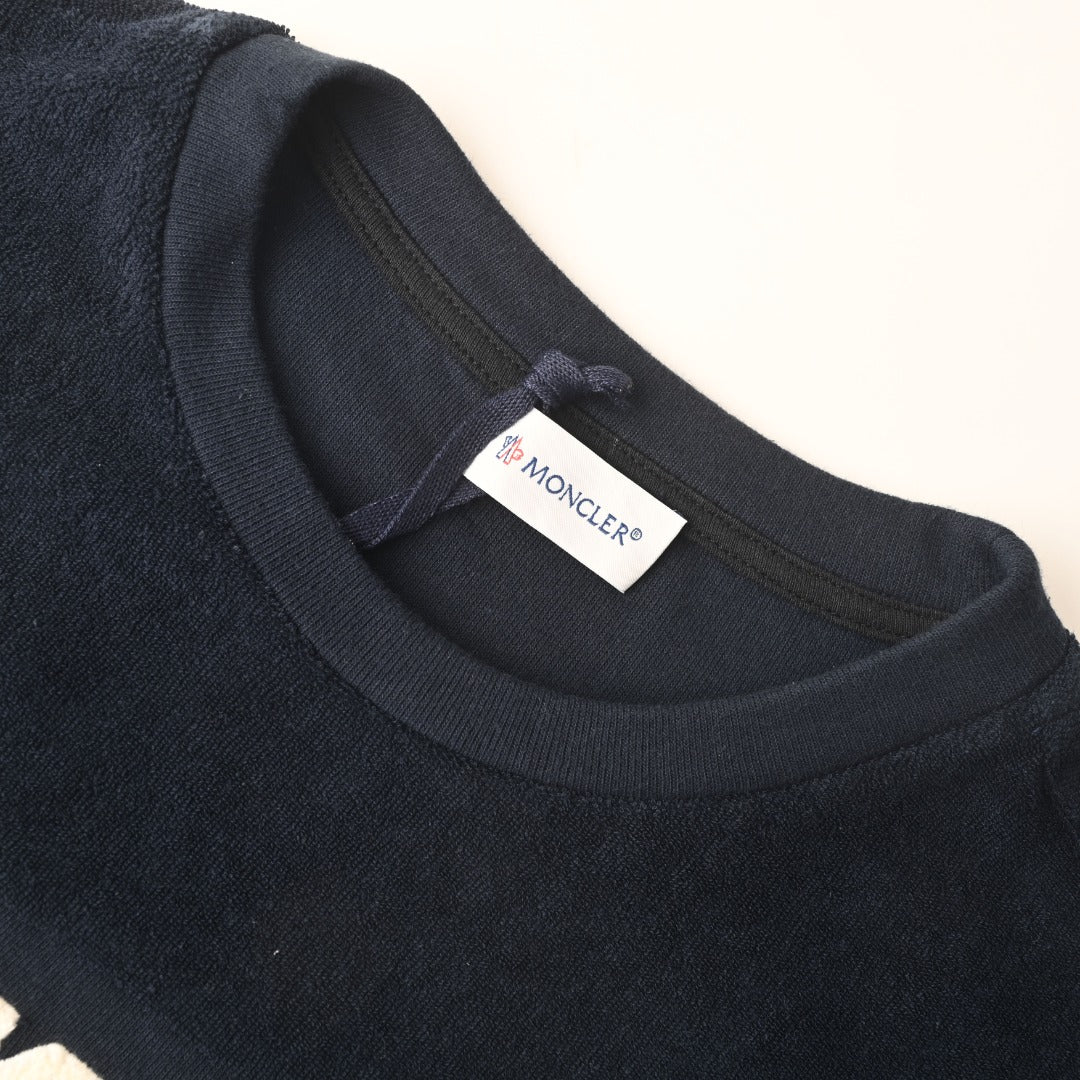 Varsity Logo Terry Crewneck Navy
