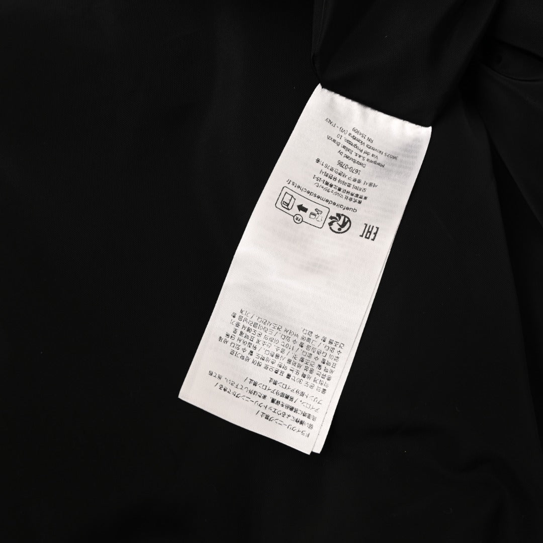 Corduroy Collar Western Black