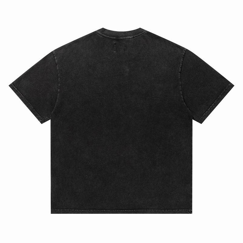 French Logo Paris Washed Black