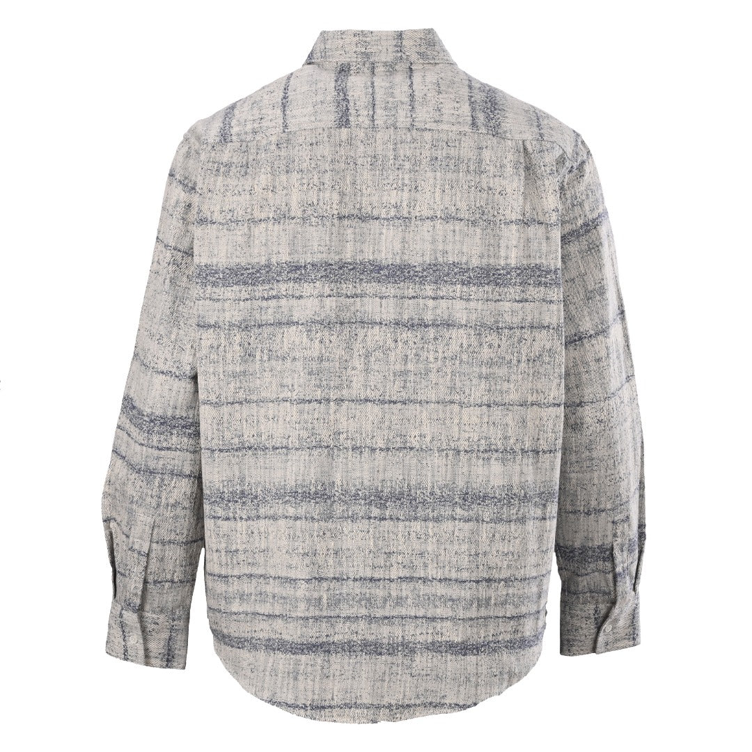 Anagram Slub Denim Light Blue Cream