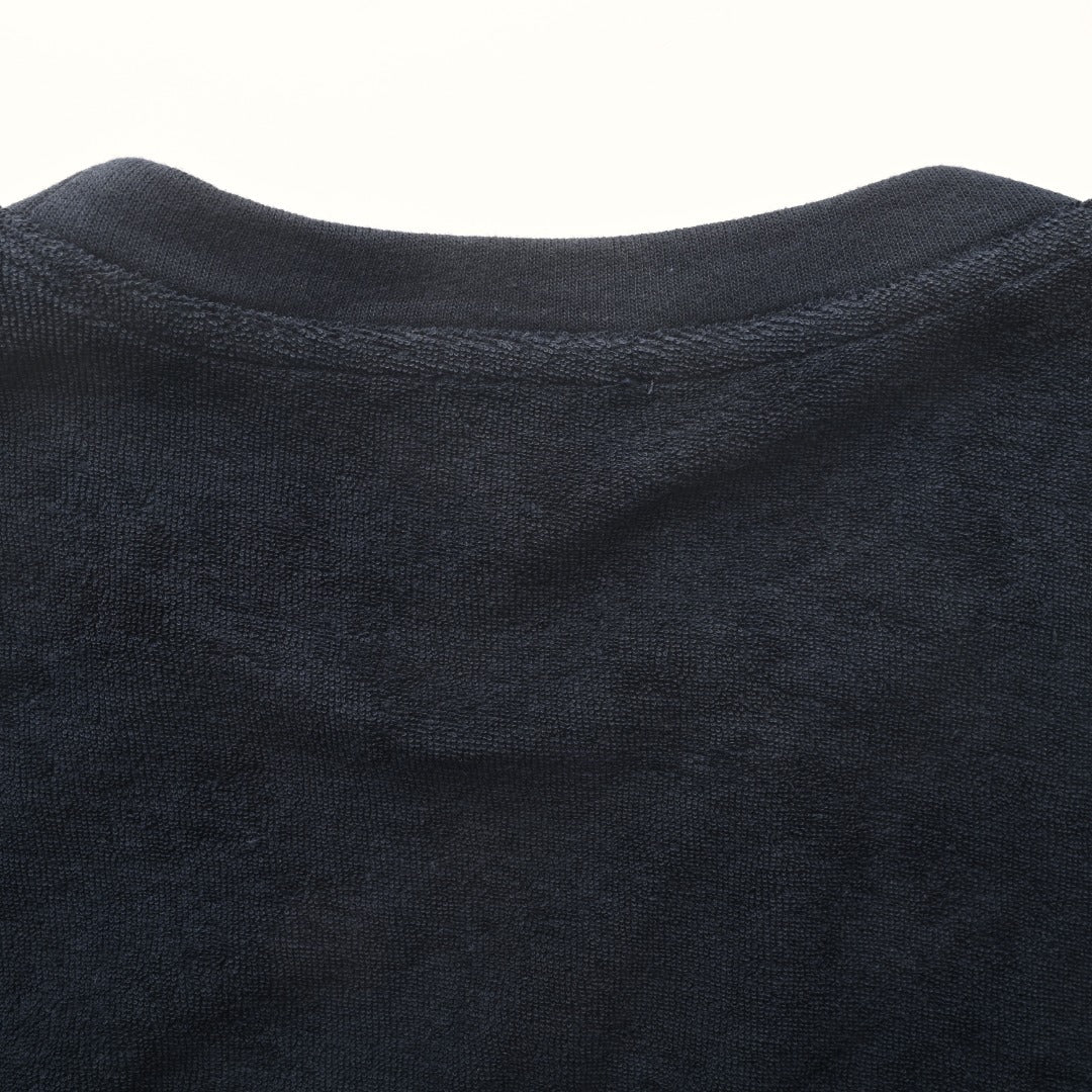 Varsity Logo Terry Crewneck Navy