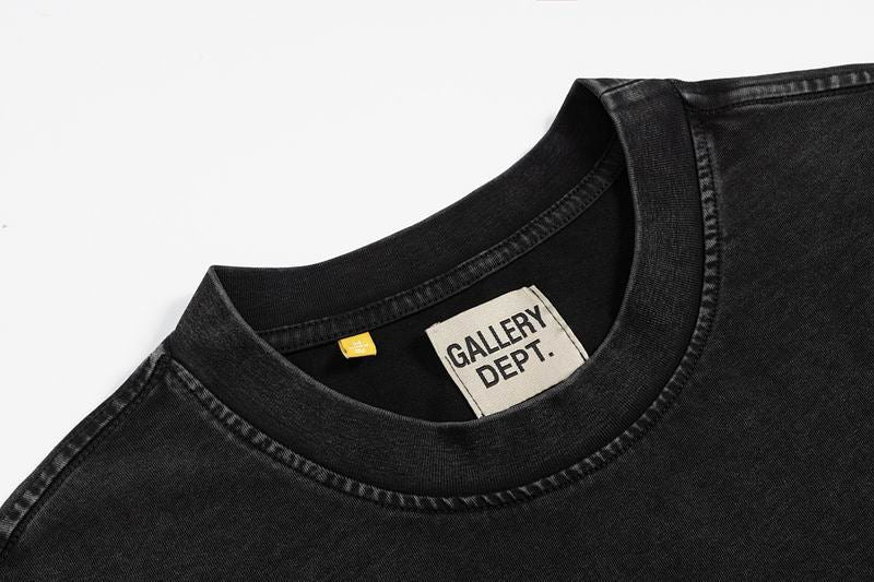 French Logo Paris Washed Black