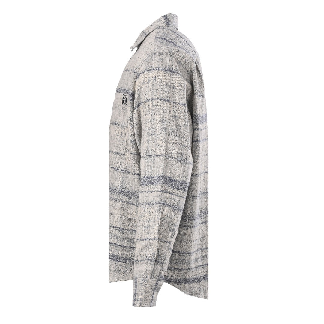 Anagram Slub Denim Light Blue Cream