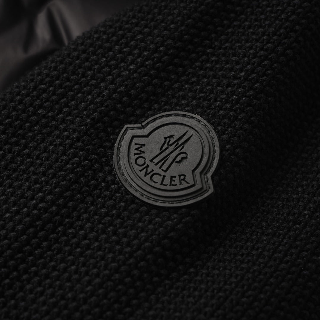 Down Padded Cotton Hooded Black