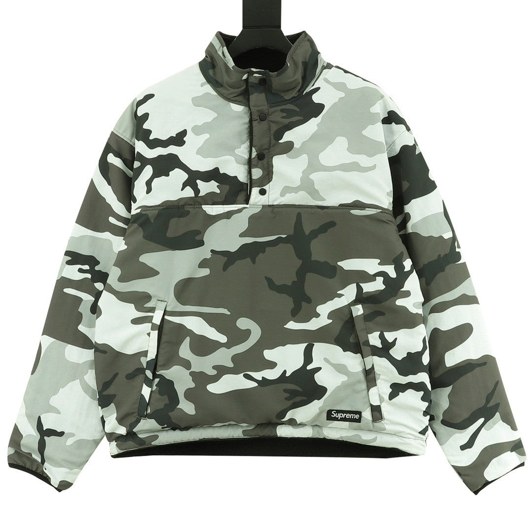 Polartec Shearling Reversible Black Camo