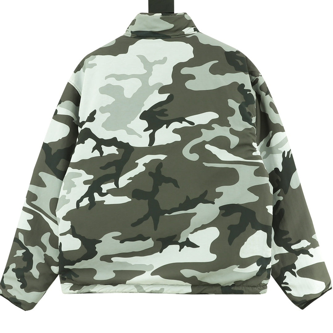 Polartec Shearling Reversible Black Camo