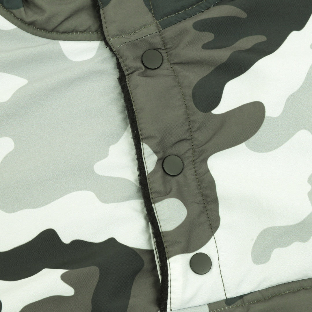 Polartec Shearling Reversible Black Camo