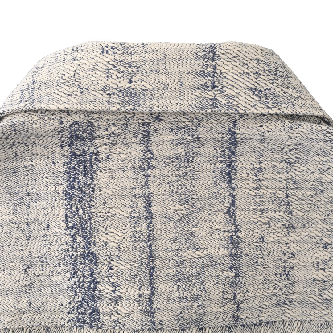 Anagram Slub Denim Light Blue Cream
