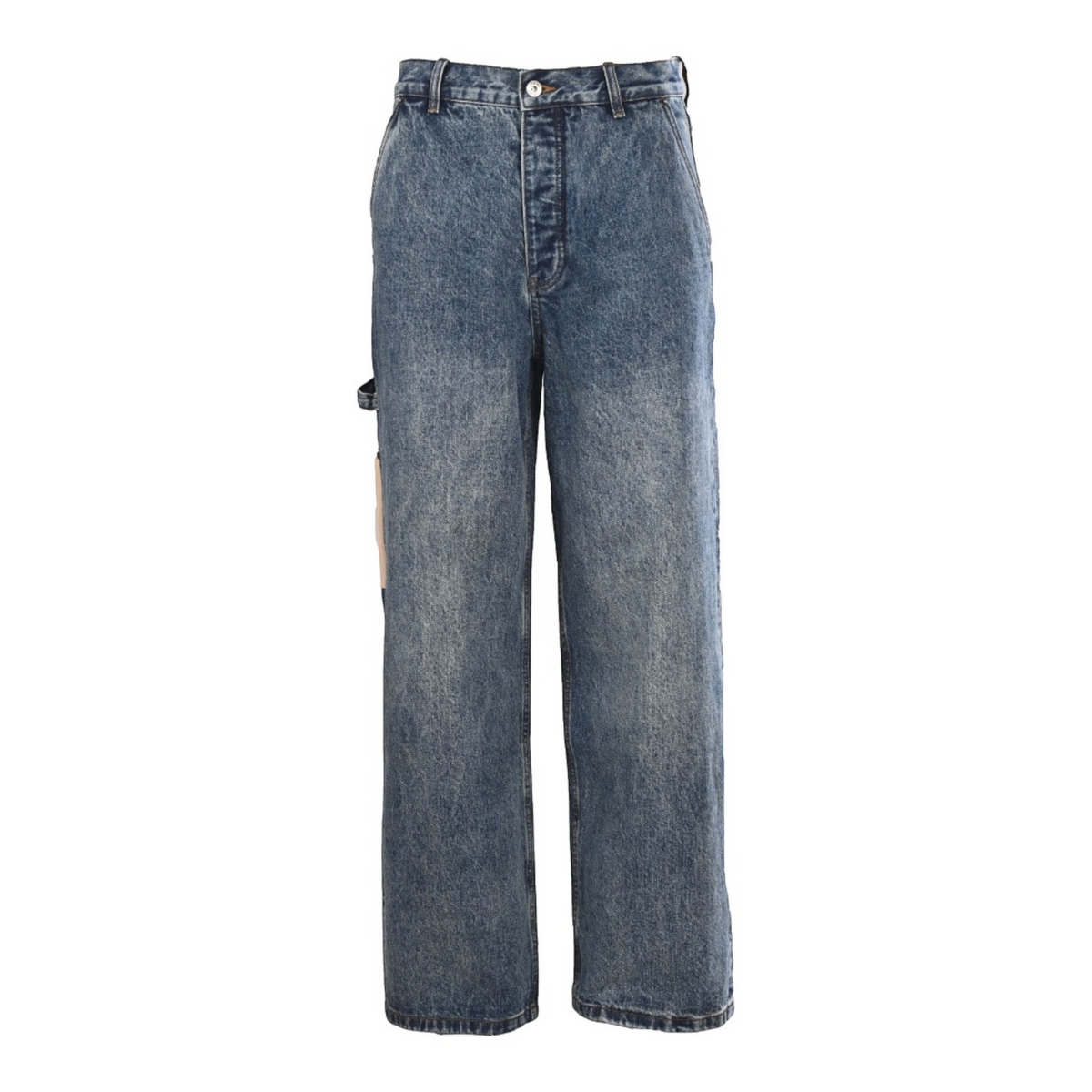 Acid-Wash Utility Denim