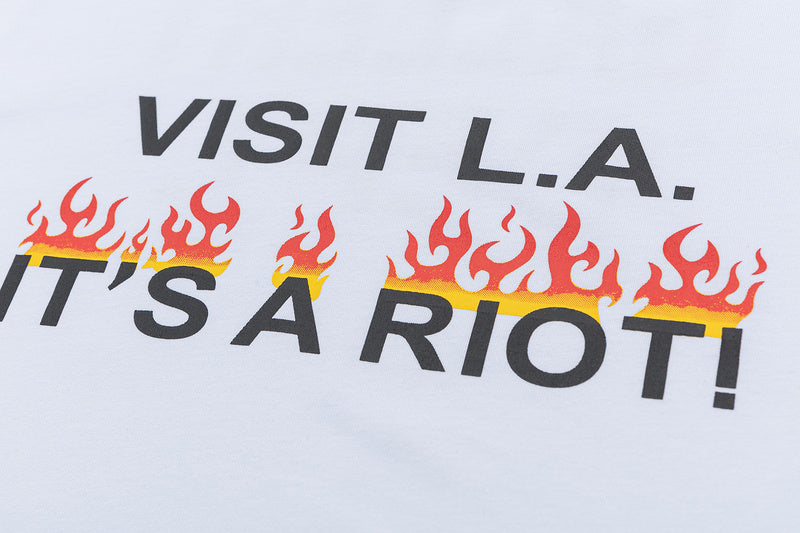 LA Riot Graphic White