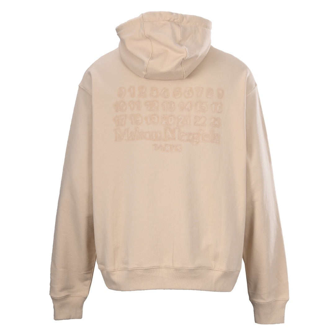Full-Zip Hooded Pink Beige