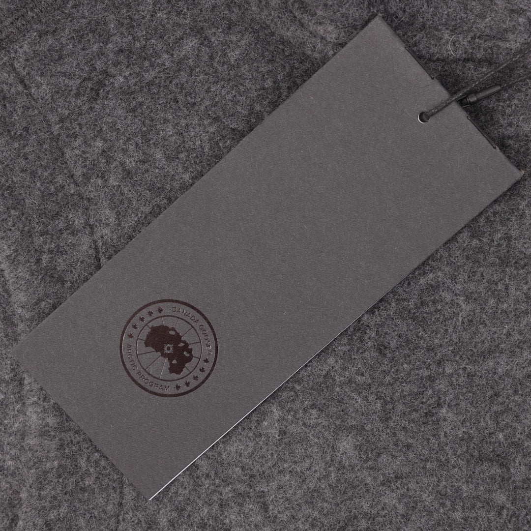 Textured Fleece Vest Charcoal Grey